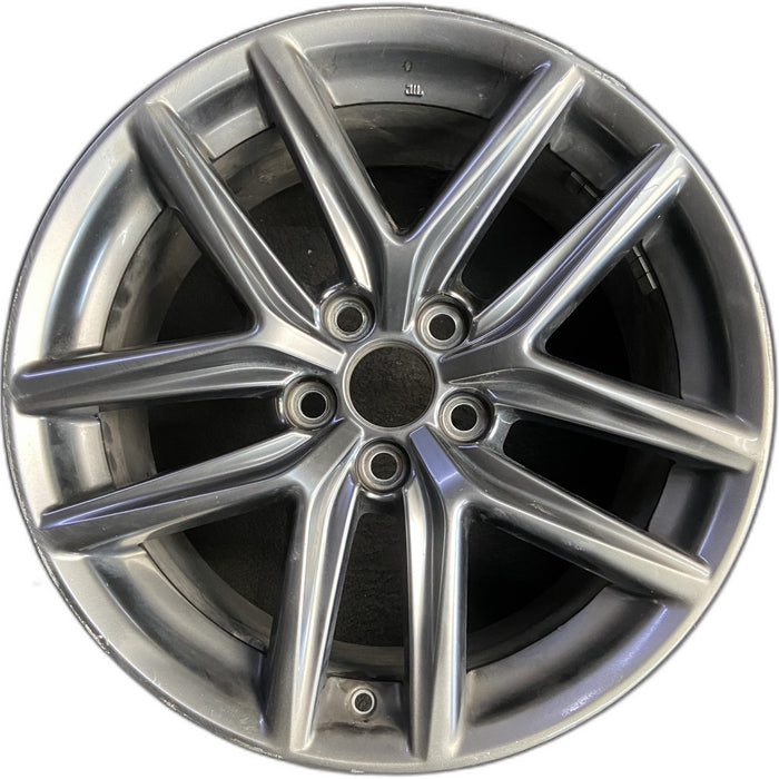 18" LEXUS IS250 14-15 18x8.5 , 10 spoke Original OEM Wheel Rim - Front View