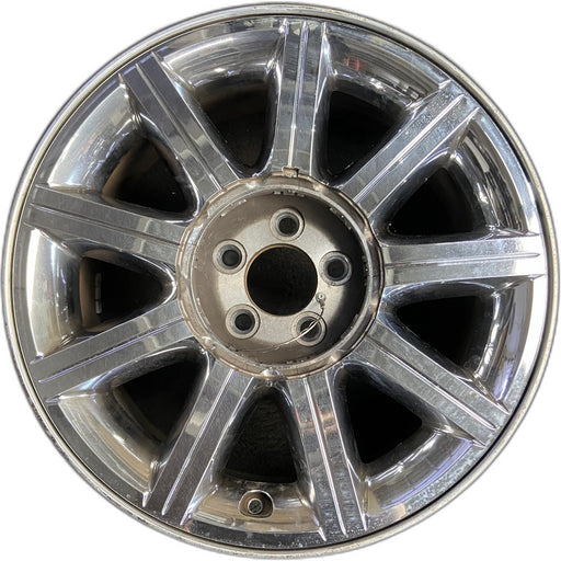 18" 300 07-10 18x7.5, , chrome clad , center groove in spokes Original OEM - Front View