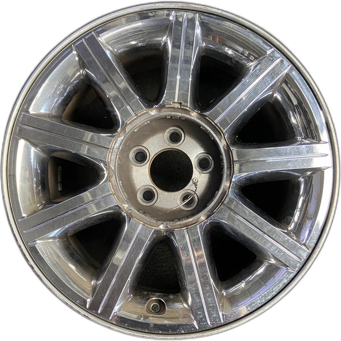 18" 300 07-10 18x7.5, , chrome clad , center groove in spokes Original OEM - Front View