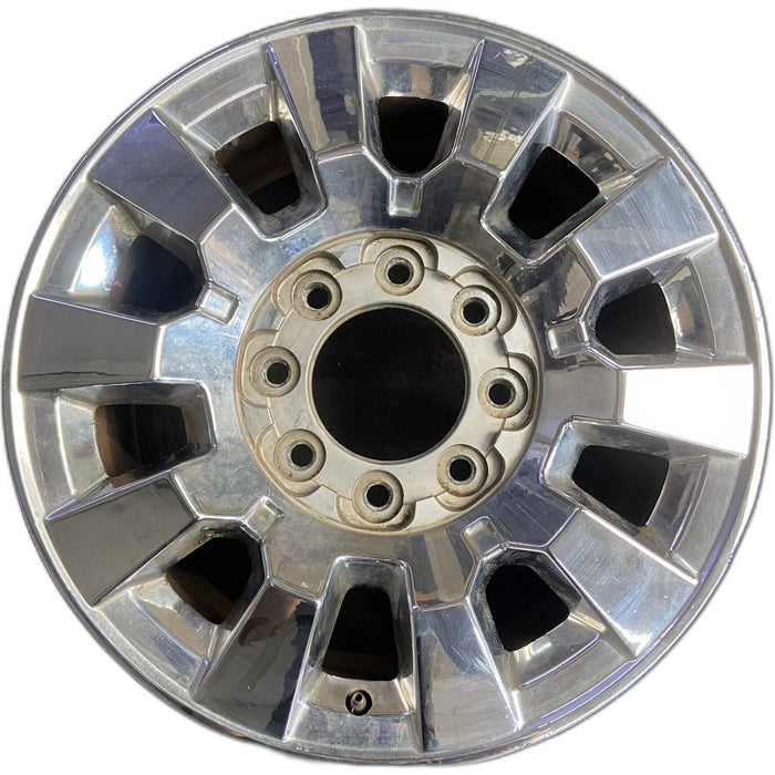20" SIERRA 2500 PICKUP 17-18 20x8.5, 10 spoke, opt RQA Original OEM Wheel Rim - Front View