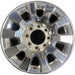 20" SIERRA 2500 PICKUP 17-18 20x8.5, 10 spoke, opt RQA Original OEM Wheel Rim - Front View
