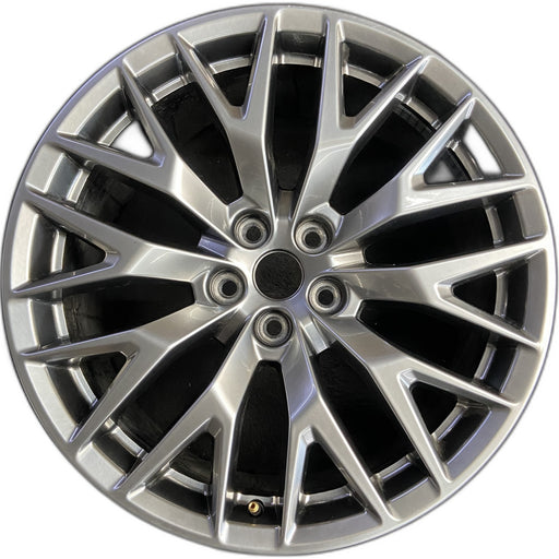 20" MUSTANG 24 20x9, Original OEM Wheel Rim - Front View