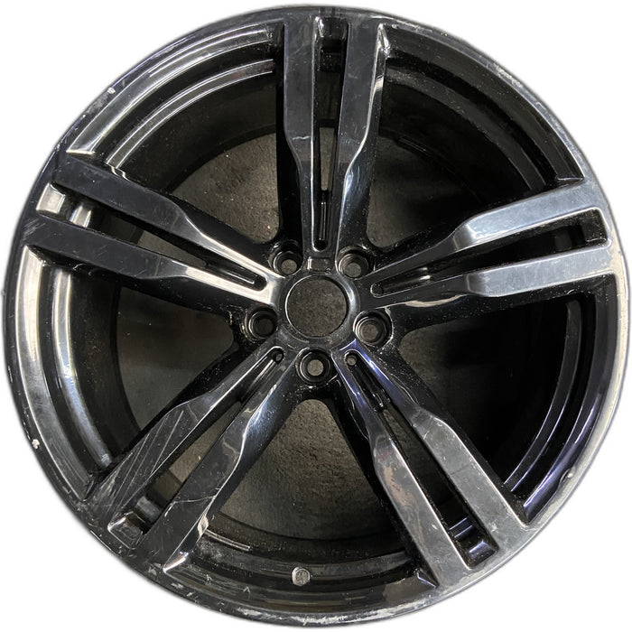 20" 640i GT 18-19 20x8.5, 5 spoke, double spoke Original OEM Wheel Rim - Front View
