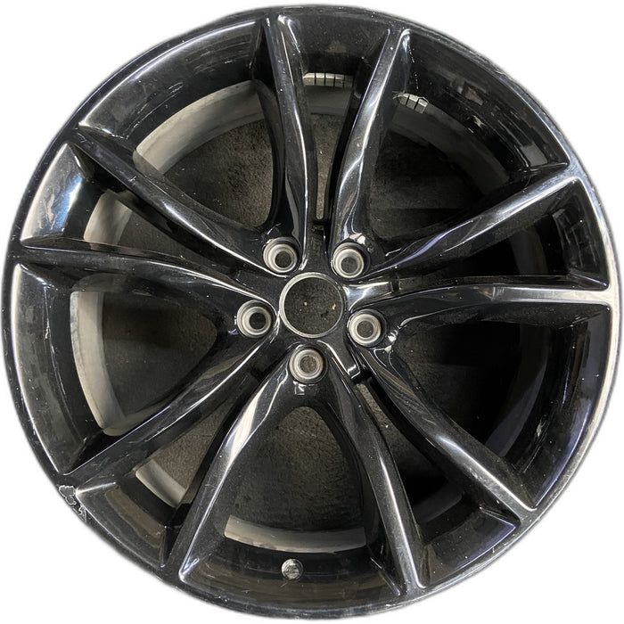 20" CHALLENGER 16-17 20x8 , 5 V spoke, Original OEM Wheel Rim - Front View