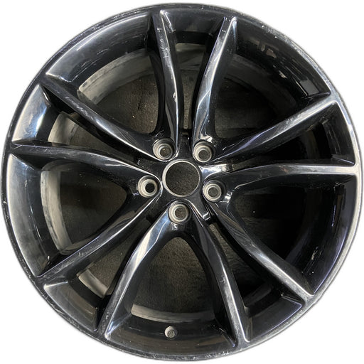 20" CHALLENGER 16-17 20x8 , 5 V spoke, Original OEM Wheel Rim - Front View