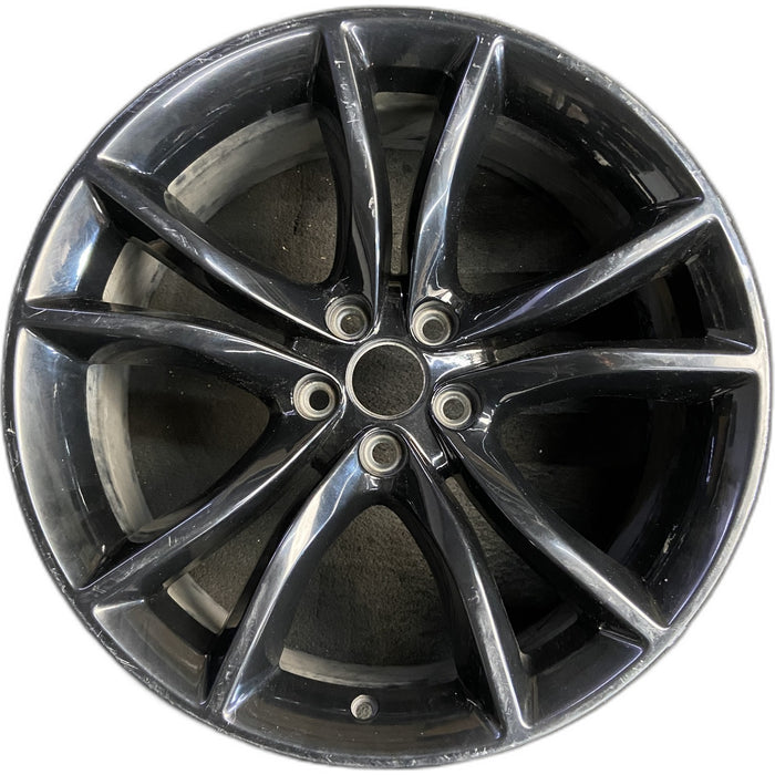 20" CHALLENGER 16-17 20x8 , 5 V spoke, Original OEM Wheel Rim - Front View
