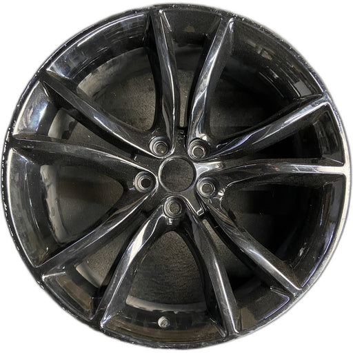 20" CHALLENGER 16-17 20x8 , 5 V spoke, Original OEM Wheel Rim - Front View