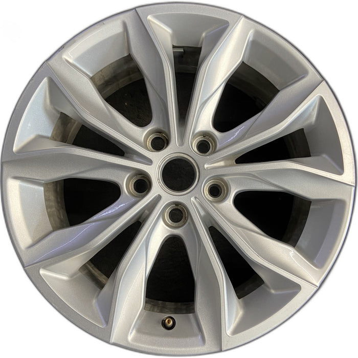 17" MALIBU 19-25 aluminum, 17x7.5 Original OEM Wheel Rim - Front View