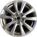 18" MAZDA 3 19-22 18x7 , 10 spoke, metallic silver Original OEM Wheel Rim - Front View