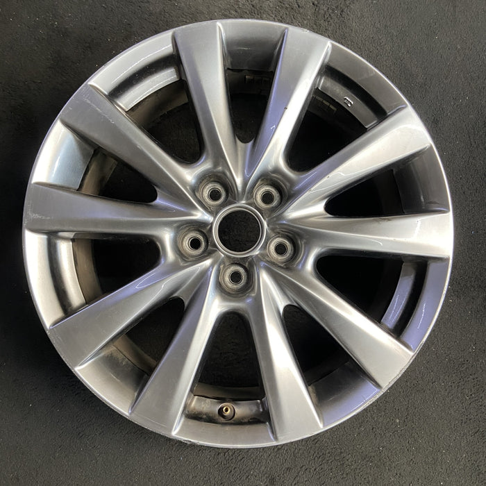 18" MAZDA 3 19-22 18x7 , 10 spoke, metallic silver Original OEM Wheel Rim - Additional View