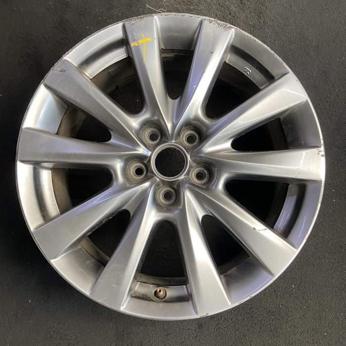18" MAZDA 3 19-22 18x7 , 10 spoke, metallic silver Original OEM Wheel Rim - Additional View
