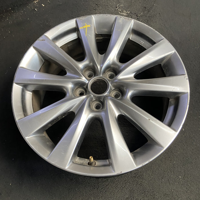 18" MAZDA 3 19-22 18x7 , 10 spoke, metallic silver Original OEM Wheel Rim - View 7