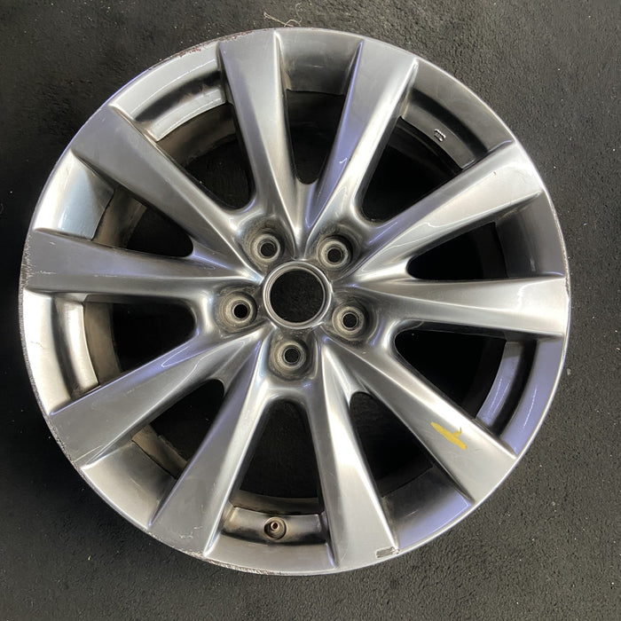 18" MAZDA 3 19-22 18x7 , 10 spoke, metallic silver Original OEM Wheel Rim - Additional View