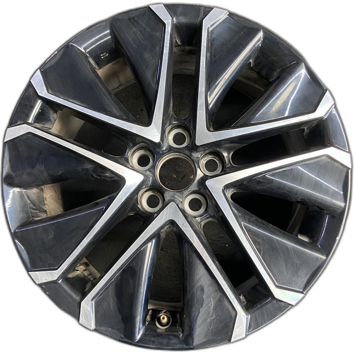 19" MIRAI 21-26 19x8 , machined Original OEM Wheel Rim - Front View