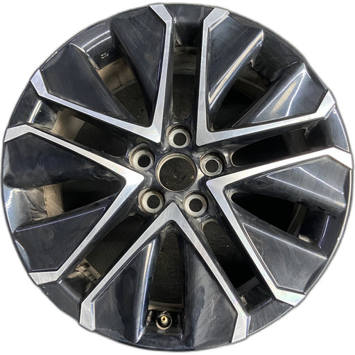 19" MIRAI 21-26 19x8 , machined Original OEM Wheel Rim - Front View