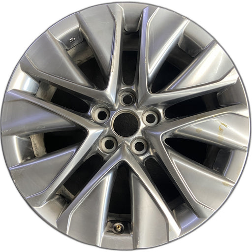 19" MIRAI 21-26 19x8 , silver Original OEM Wheel Rim - Front View