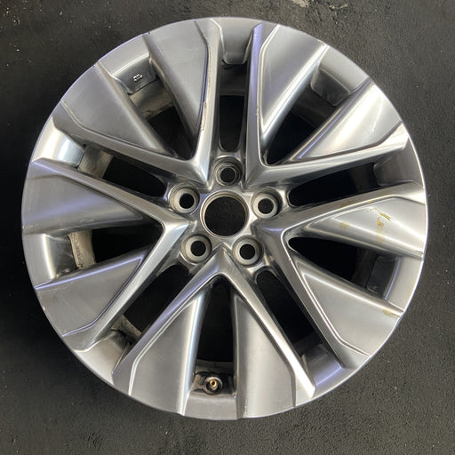 19" MIRAI 21-26 19x8 , silver Original OEM Wheel Rim - Additional View