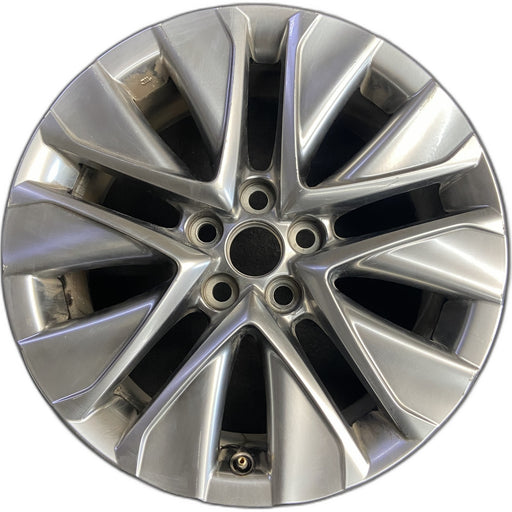 19" MIRAI 21-26 19x8 , silver Original OEM Wheel Rim - Front View