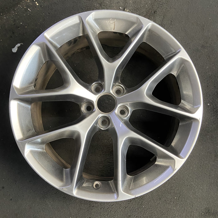 20" CHALLENGER 19-20 20x8 , , Y spoke, , silver Original OEM Wheel Rim - Additional View
