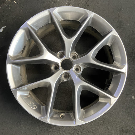 20" CHALLENGER 19-20 20x8 , , Y spoke, , silver Original OEM Wheel Rim - Additional View