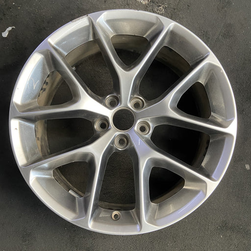 20" CHALLENGER 19-20 20x8 , , Y spoke, , silver Original OEM Wheel Rim - Additional View