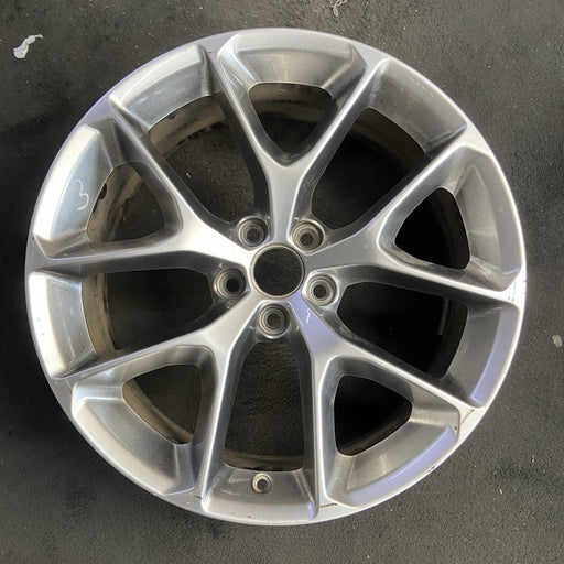 20" CHALLENGER 19-20 20x8 , , Y spoke, , silver Original OEM Wheel Rim - Additional View