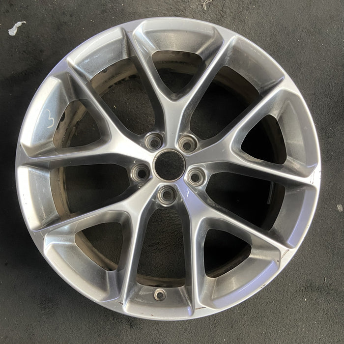 20" CHALLENGER 19-20 20x8 , , Y spoke, , silver Original OEM Wheel Rim - Additional View