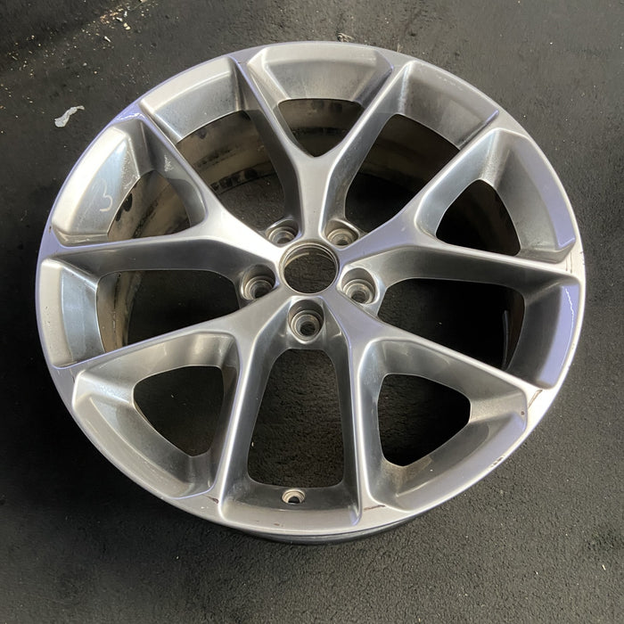 20" CHALLENGER 19-20 20x8 , , Y spoke, , silver Original OEM Wheel Rim - View 7