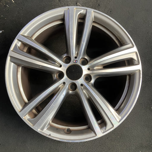 19" BMW 320i 15 19x8.5, 5 double spoke, narrow spoke Original OEM Wheel Rim - Additional View