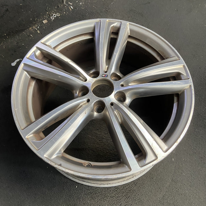 19" BMW 320i 15 19x8.5, 5 double spoke, narrow spoke Original OEM Wheel Rim - View 7
