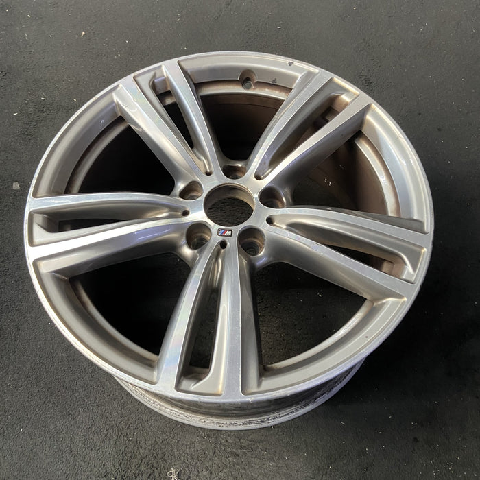 19" BMW 320i 15 19x8.5, 5 double spoke, narrow spoke Original OEM Wheel Rim - View 8