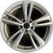 19" BMW 320i 15 19x8, 5 double spoke, narrow spoke Original OEM Wheel Rim - Front View