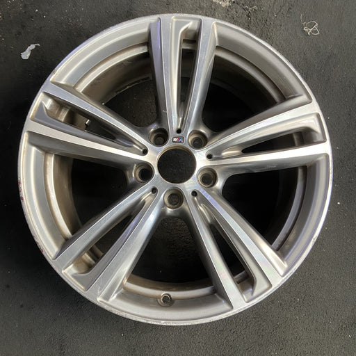 19" BMW 320i 15 19x8, 5 double spoke, narrow spoke Original OEM Wheel Rim - Additional View
