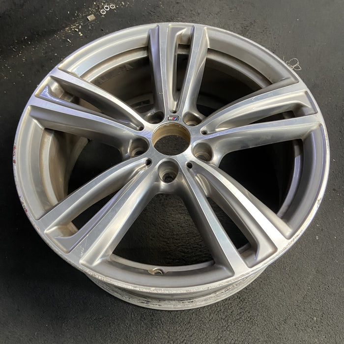 19" BMW 320i 15 19x8, 5 double spoke, narrow spoke Original OEM Wheel Rim - View 7