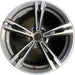 19" BMW M5 18-20 19x9.5, dark gray Original OEM Wheel Rim - Front View