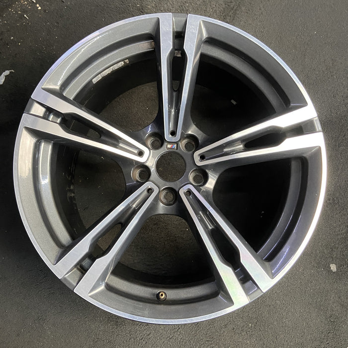 19" BMW M5 18-20 19x9.5, dark gray Original OEM Wheel Rim - Additional View