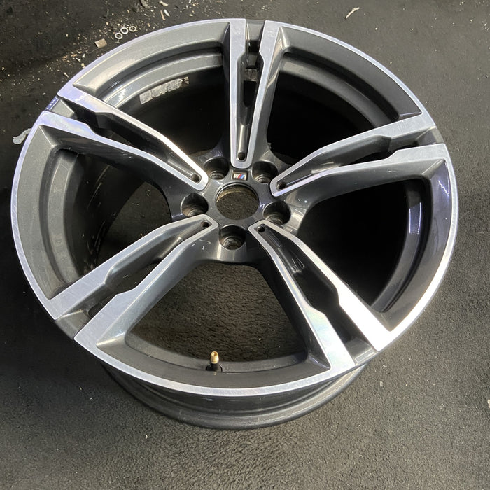 19" BMW M5 18-20 19x9.5, dark gray Original OEM Wheel Rim - View 7
