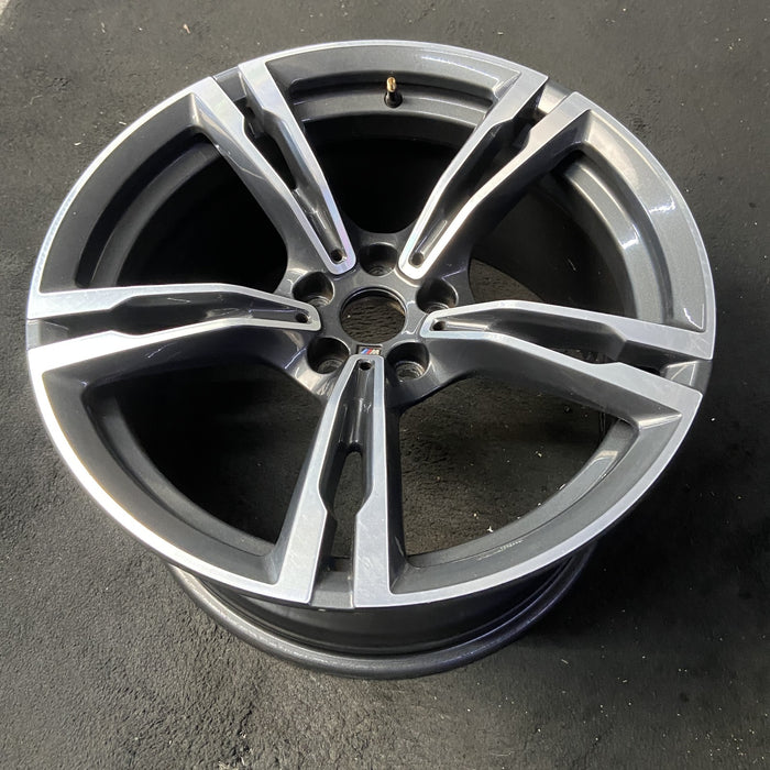 19" BMW M5 18-20 19x9.5, dark gray Original OEM Wheel Rim - View 8