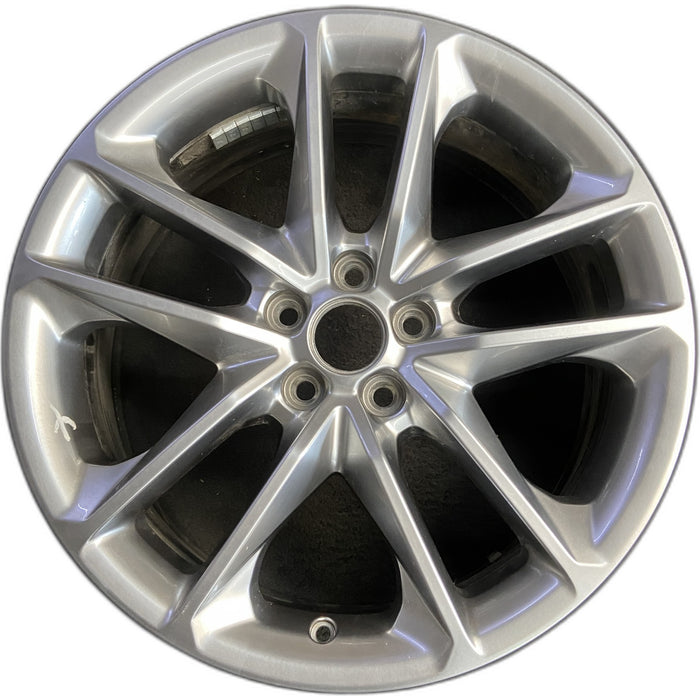 20" CHALLENGER 22 20x8 , 5 spoke, double spoke, , satin carbon Original OEM - Front View