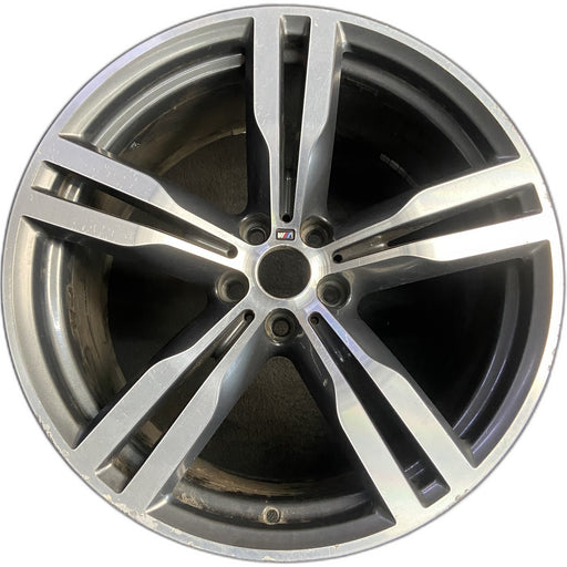 20" 640i GT 19 20x10, 5 spoke, double spoke Original OEM Wheel Rim - Front View