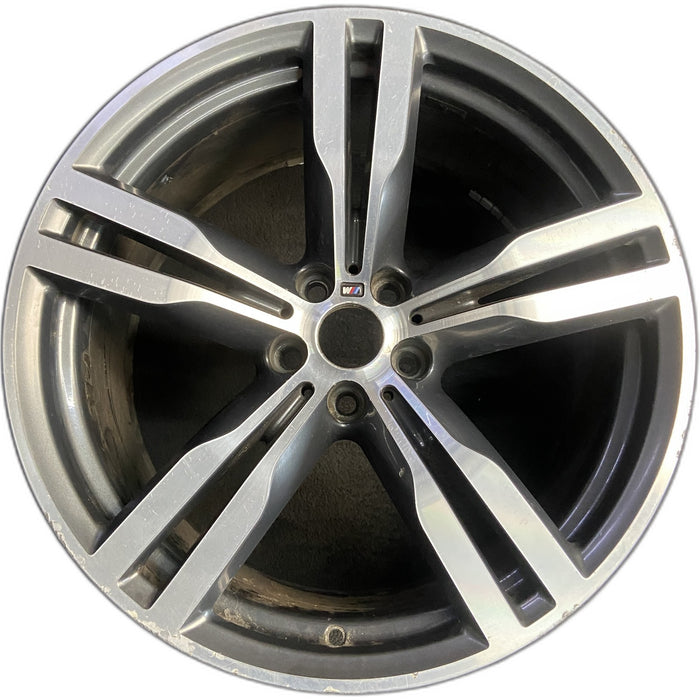 20" 640i GT 19 20x10, 5 spoke, double spoke Original OEM Wheel Rim - Front View