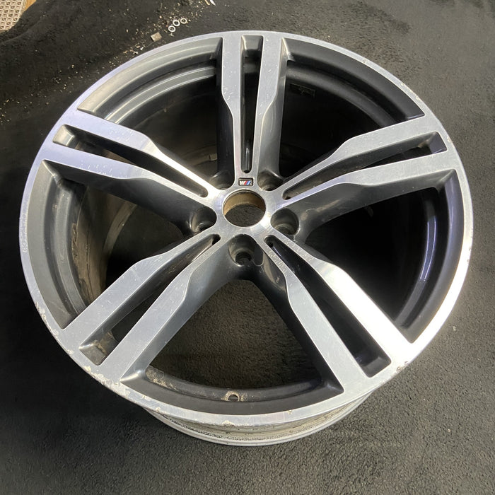 20" 640i GT 19 20x10, 5 spoke, double spoke Original OEM Wheel Rim - View 7