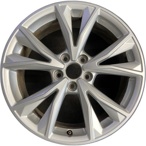 18" AUDI Q3 21-25 18x7 , , V spoke Original OEM Wheel Rim - Front View