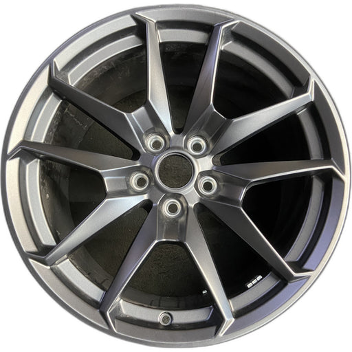 20" CHARGER 24-26 20x11, 10 spoke, black Original OEM Wheel Rim - Front View
