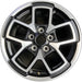 17" GLADIATOR 24 , aluminum, open spoke, machined face with black pockets - Front View