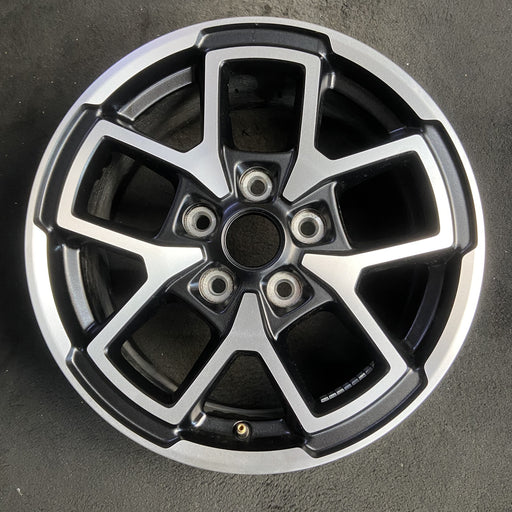 17" GLADIATOR 24 , aluminum, open spoke, machined face with black pockets - Additional View