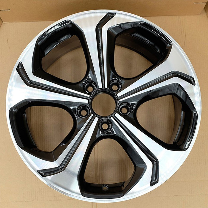 18" CIVIC 14-15 18x7.5 , 5 bent spoke REPLACEMENT OEM Style Wheel Rim - Front View