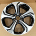 18" CIVIC 14-15 18x7.5 , 5 bent spoke REPLACEMENT OEM Style Wheel Rim - Front View