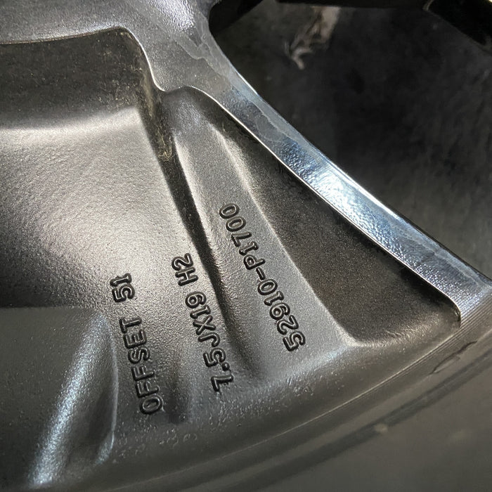 19" SPORTAGE 26 gasoline, 19x7.5 , machined Original OEM Wheel Rim - View 9