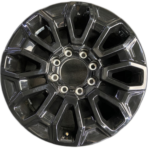 22" SIERRA 2500 PICKUP 24 22x8.5, black Original OEM Wheel Rim - Front View